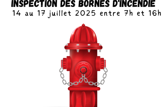 Inspection des bornes d’incendie